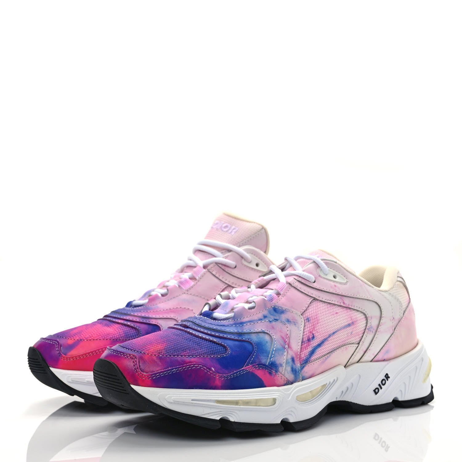 Christian Dior Calfskin Mens CD1 Sneakers 41.5 Multicolor 3 of 11