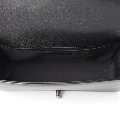 Chanel Caviar Quilted Medium Boy Flap Black 4 of 12