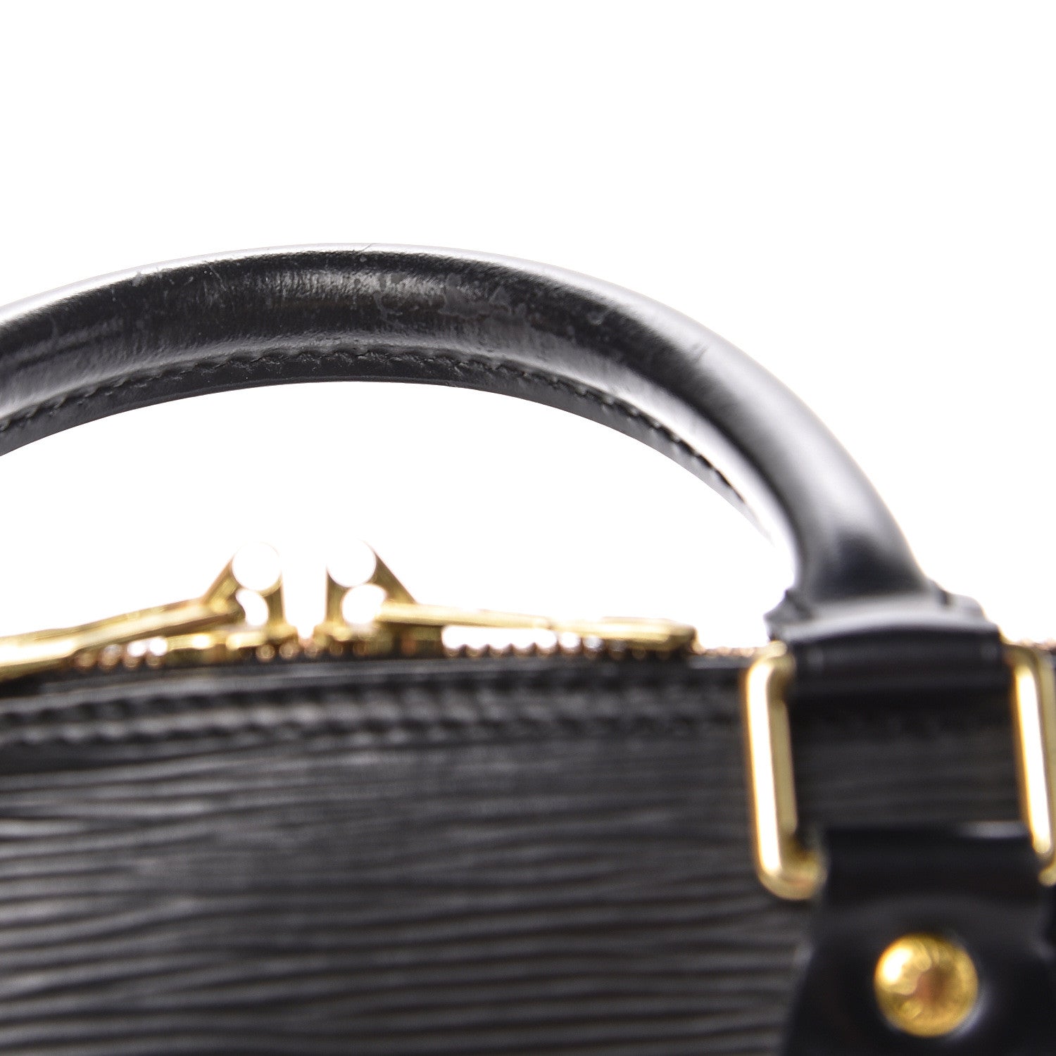 Louis Vuitton Epi Alma PM Black 9 of 18
