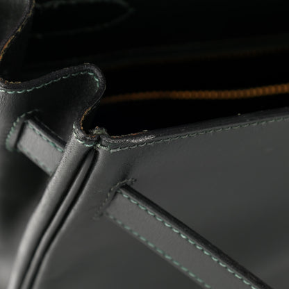 Hermes Box Kelly Retourne 32 Vert Fonce 23 of 25