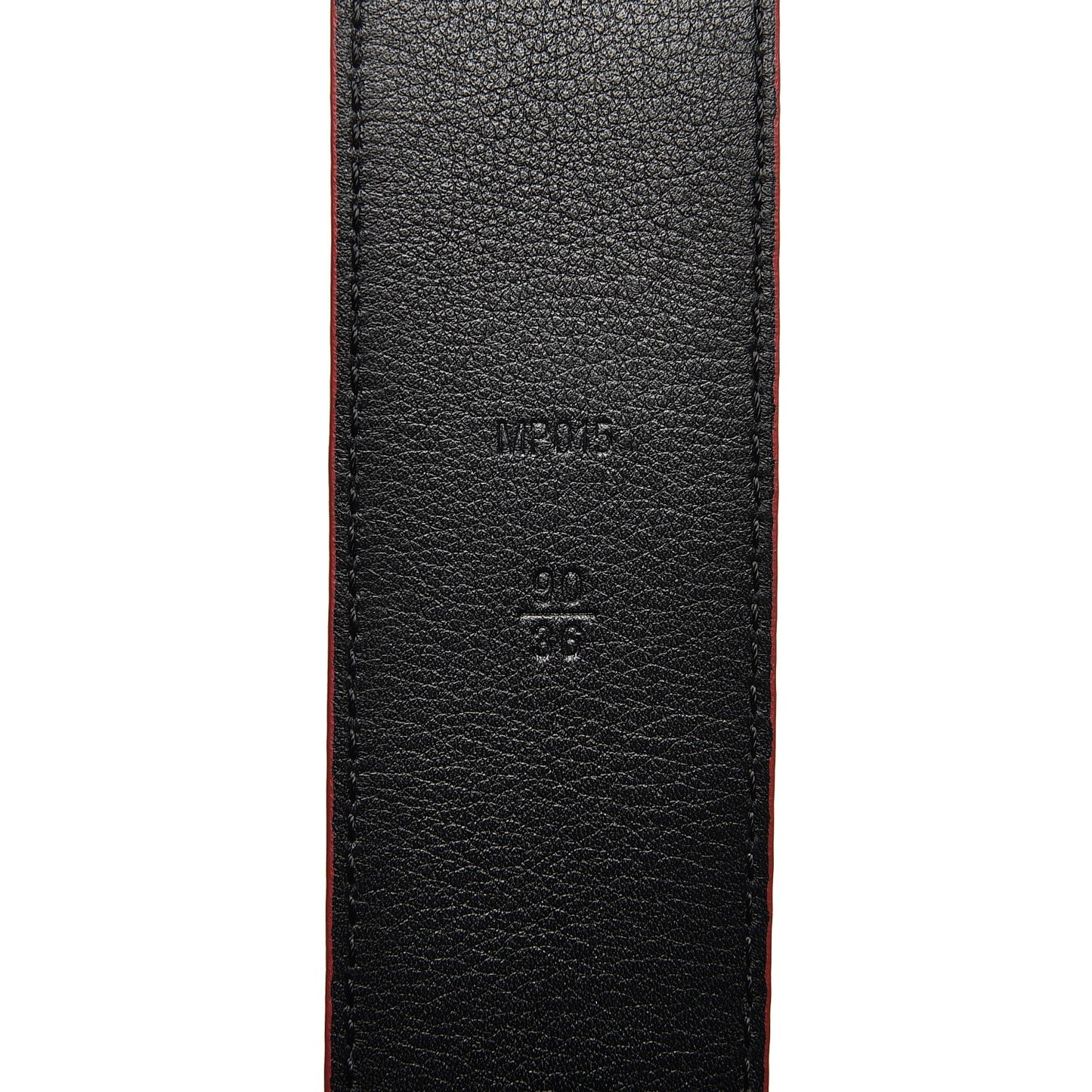 X SUPREME Monogram 40mm LV Initiales Belt 90 38 Red