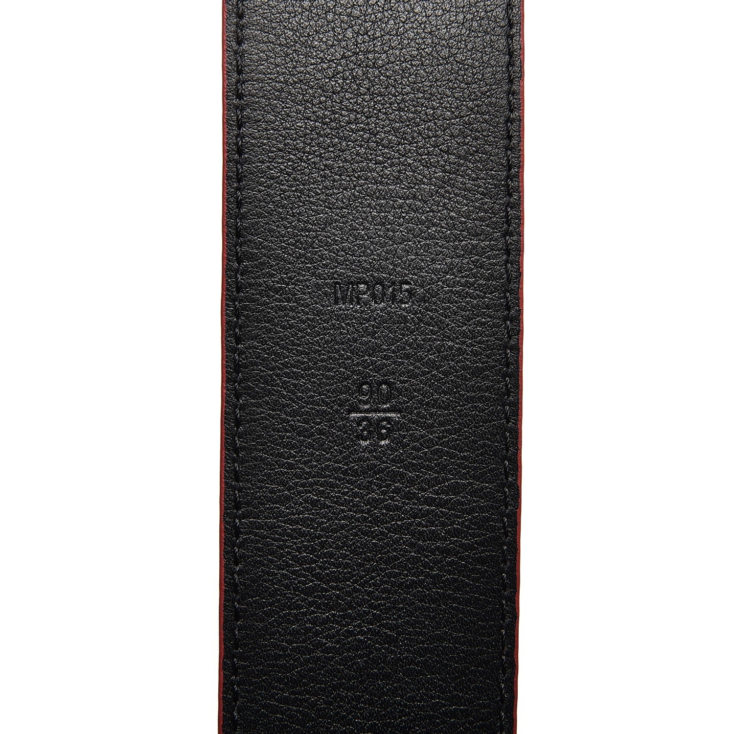 Louis Vuitton X SUPREME Monogram 40mm LV Initiales Belt 90 38 Red 9 of 10