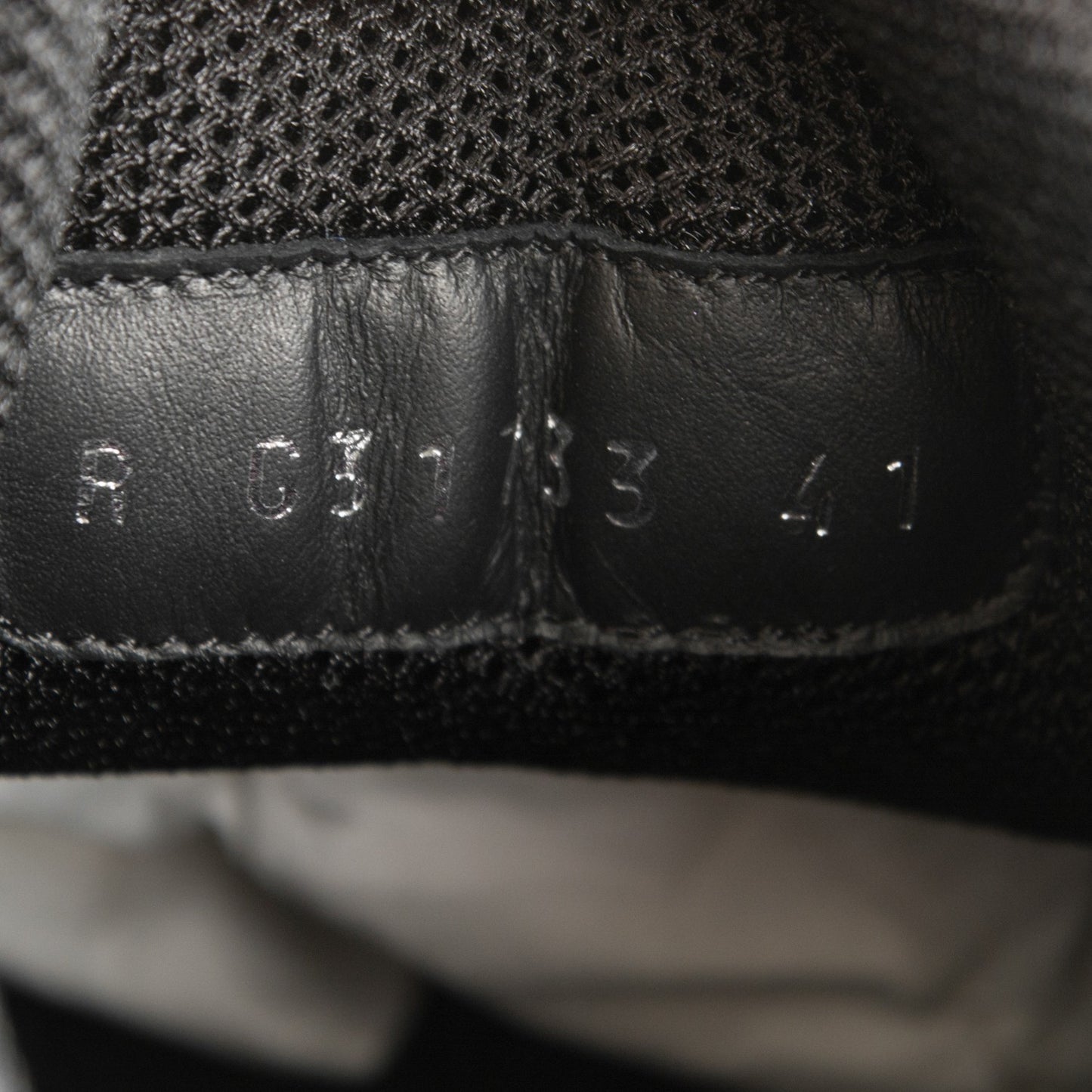 Calfskin CC Sneakers 41 Black