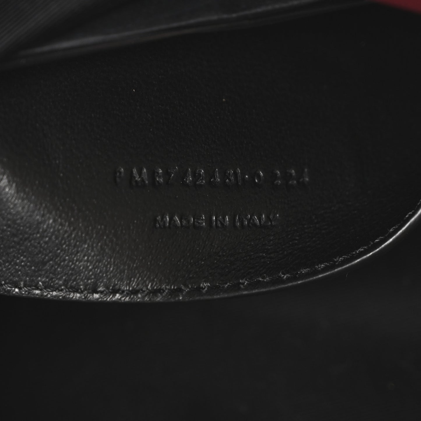Lambskin Matelasse Monogram Large Jamie 4.3 New Dark Bordeaux