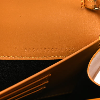 Saint Laurent Smooth Calfskin Mini Paris Bag Mustard 7 of 10