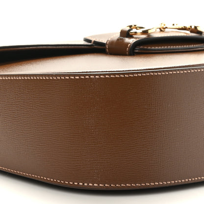 Gucci Azalea Calfskin Web Horsebit 1955 Shoulder Bag Brown Sugar 8 of 9