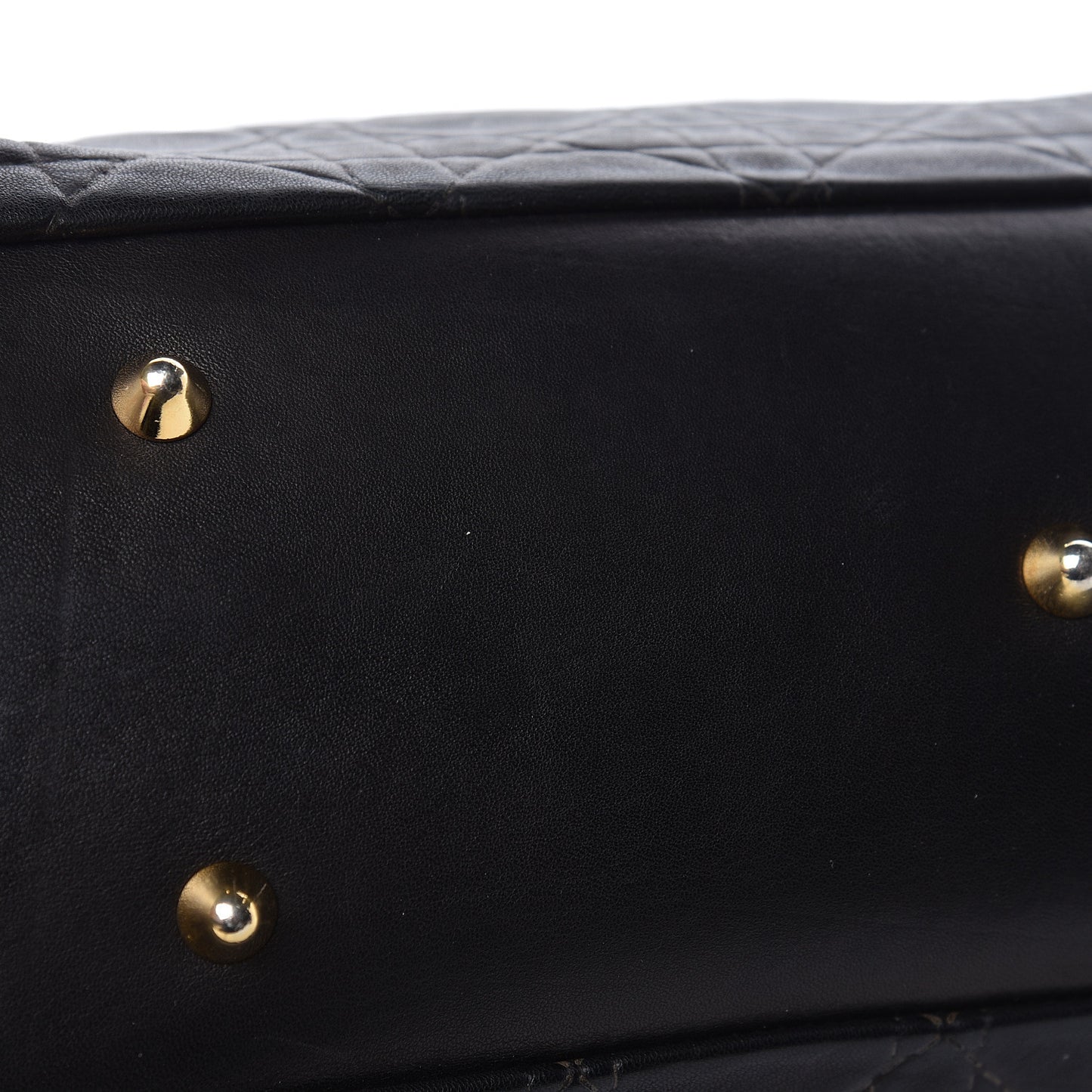 Lambskin Cannage Dior Soft Shopping Tote Black