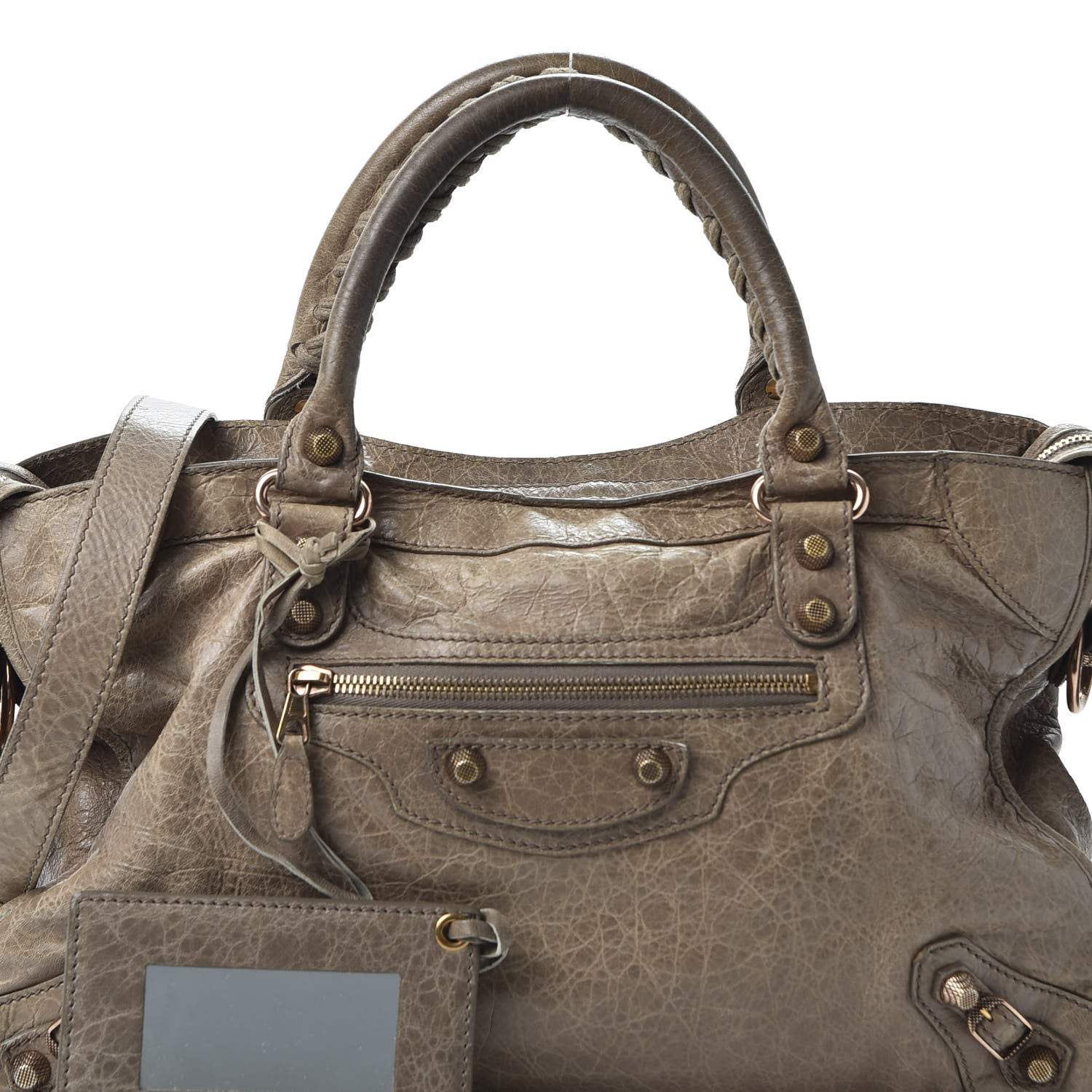 Balenciaga Agneau Giant 12 Rose Gold Hardware City Gris Poivre 16 of 16