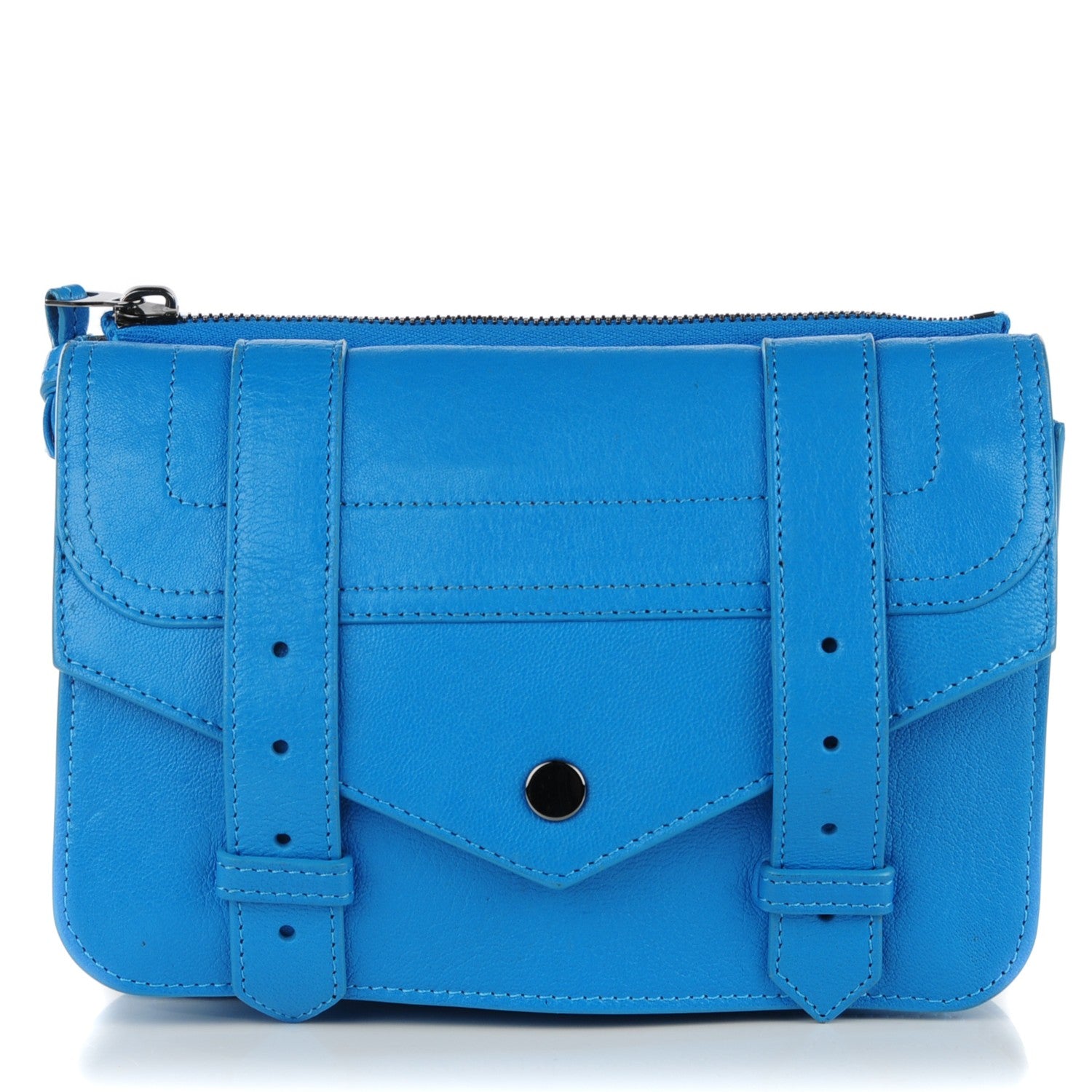 Proenza Schouler Lambskin PS1 Crossbody Wallet Rip Tide 1 of 6