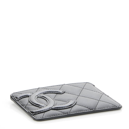 Chanel Calfskin Quilted Cambon Card Holder Black 4 of 8