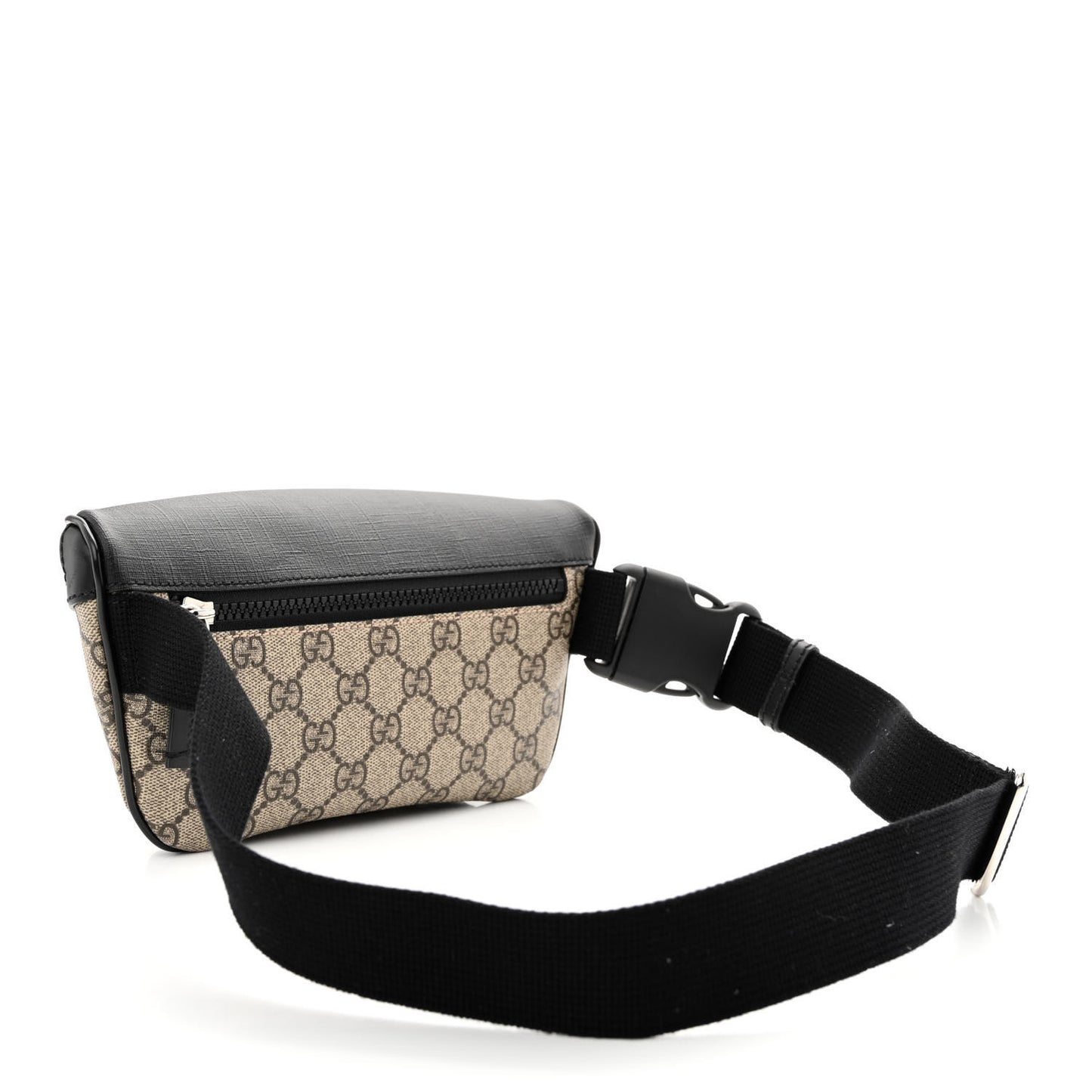GG Supreme Monogram Belt Bag Black