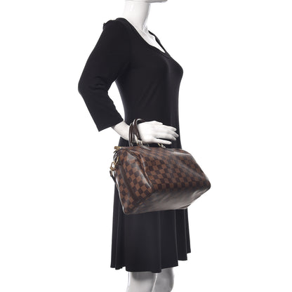 Louis Vuitton Damier Ebene Speedy Bandouliere 25 2 of 12