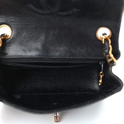 Chanel Lambskin Quilted Mini Square Flap Black 5 of 11