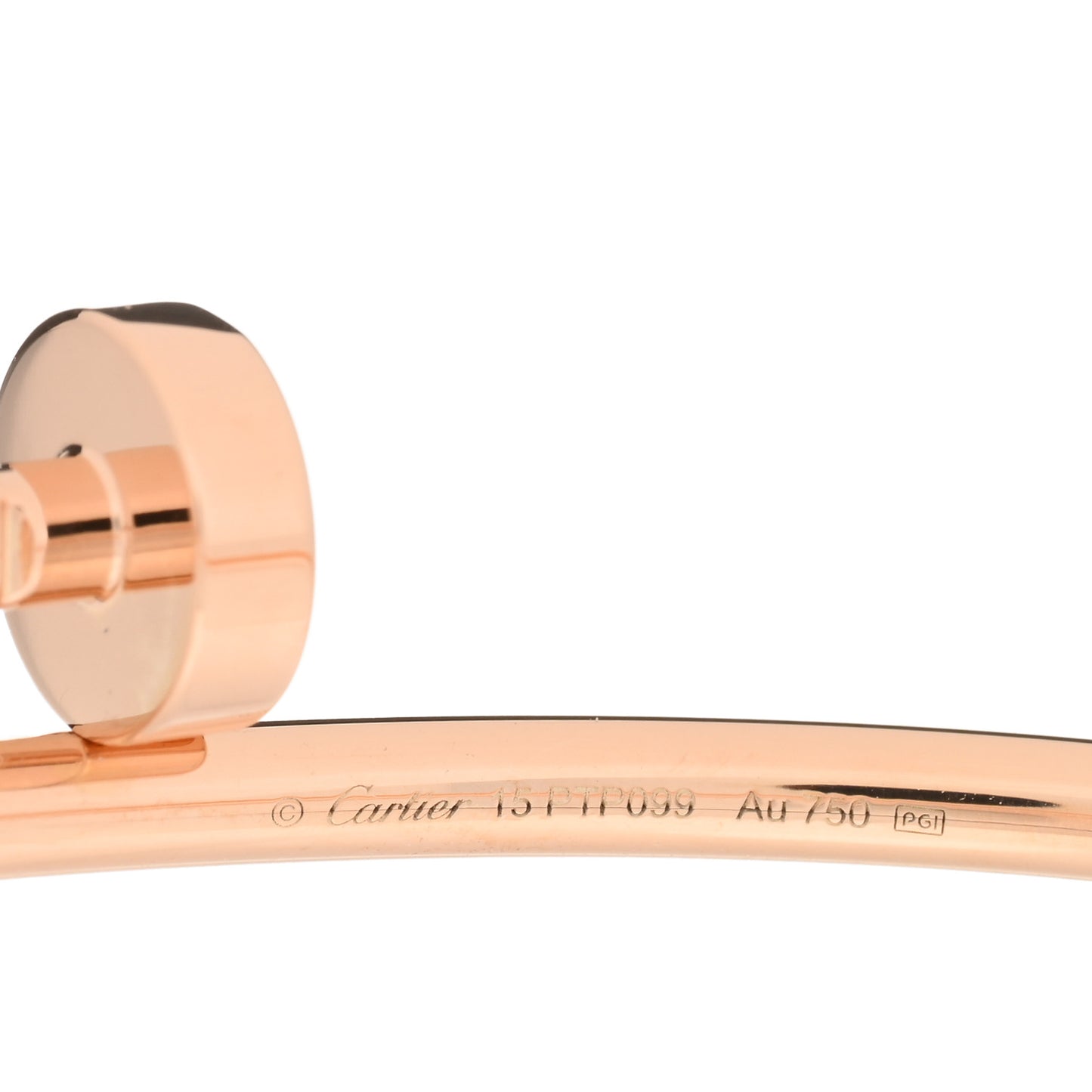18K Pink Gold Small Juste Un Clou Bracelet 15