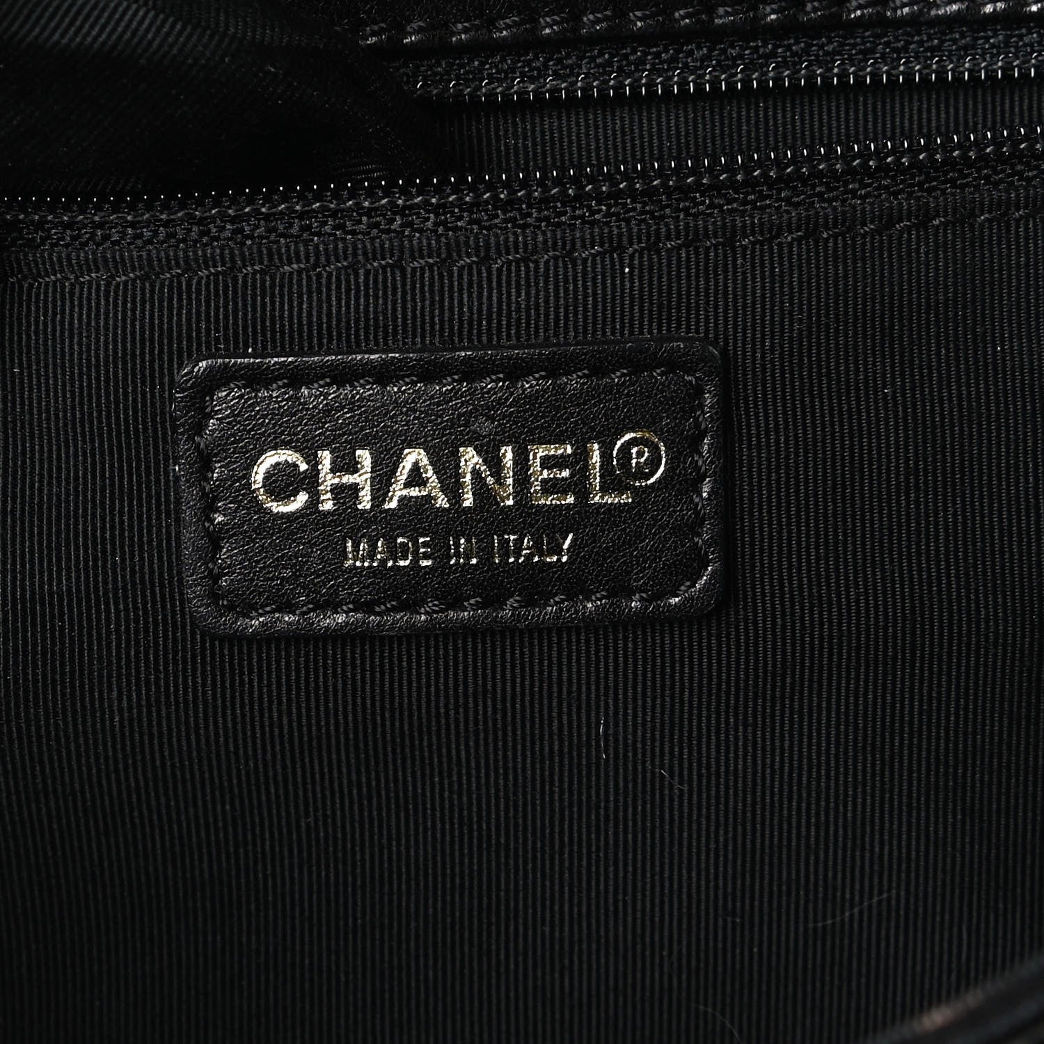 Chanel Caviar Square Stitched Small Flap Black White 6 of 19