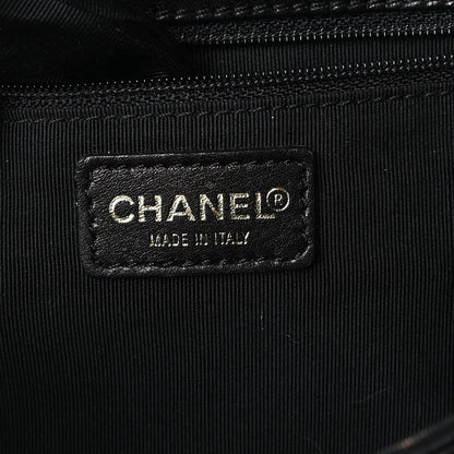 Chanel Caviar Square Stitched Small Flap Black White 6 of 19