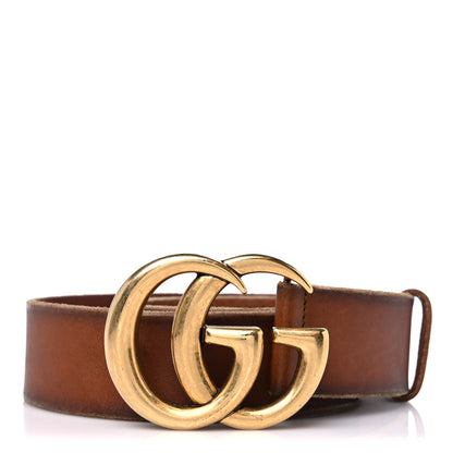 Gucci Faded Calfskin Double G 40mm Belt 90 36 Cuir 1 of 7