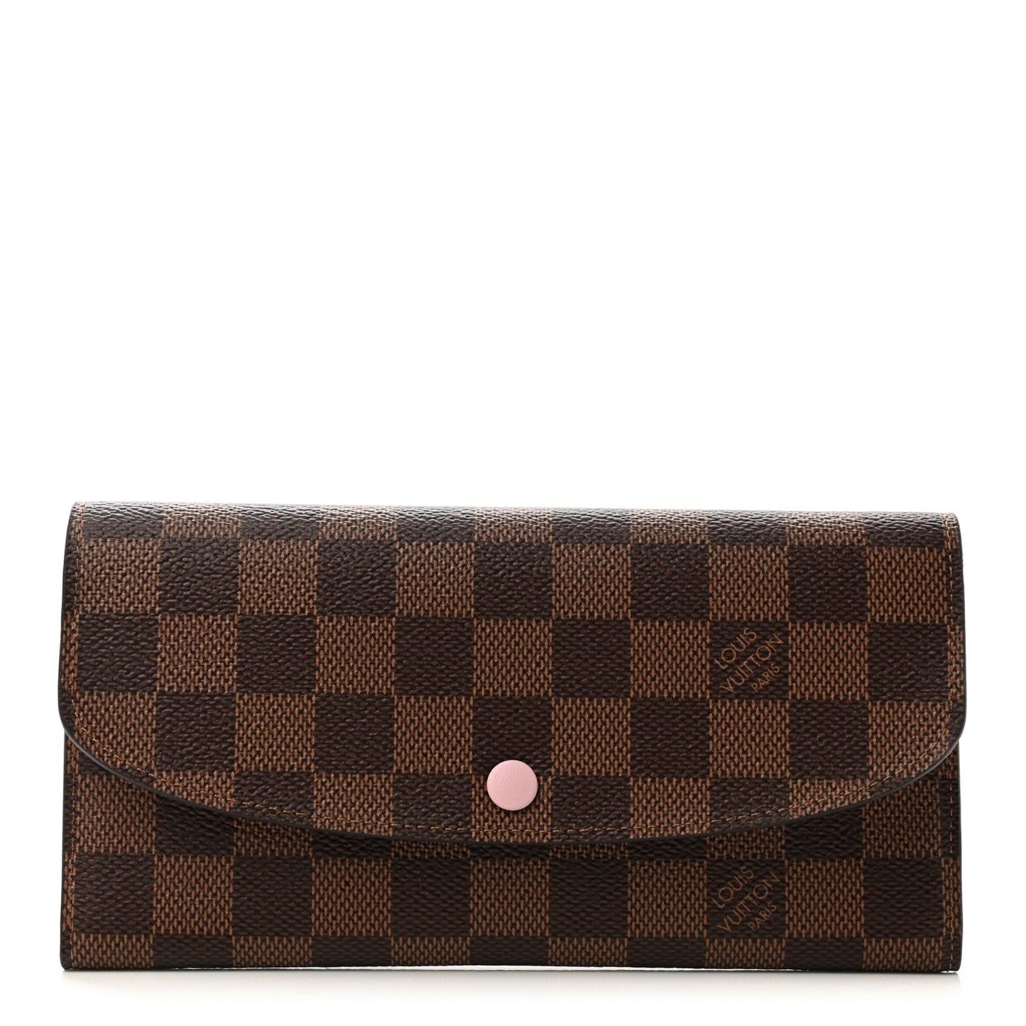 Damier Ebene Emilie Wallet Rose Ballerine