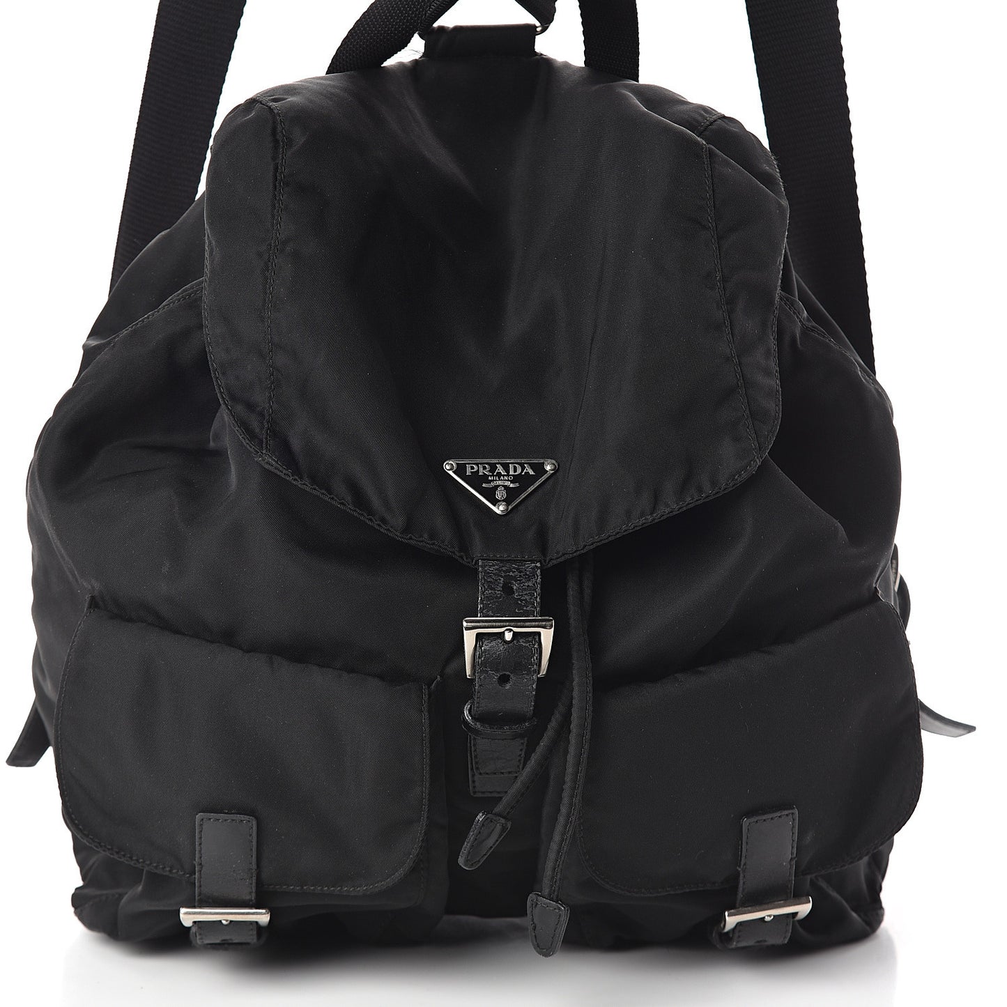 Nylon Vela Medium Backpack Black