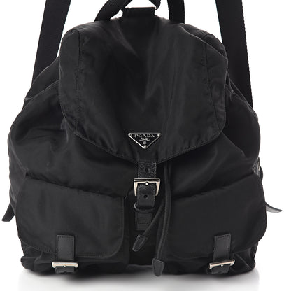 Prada Nylon Vela Medium Backpack Black 6 of 8