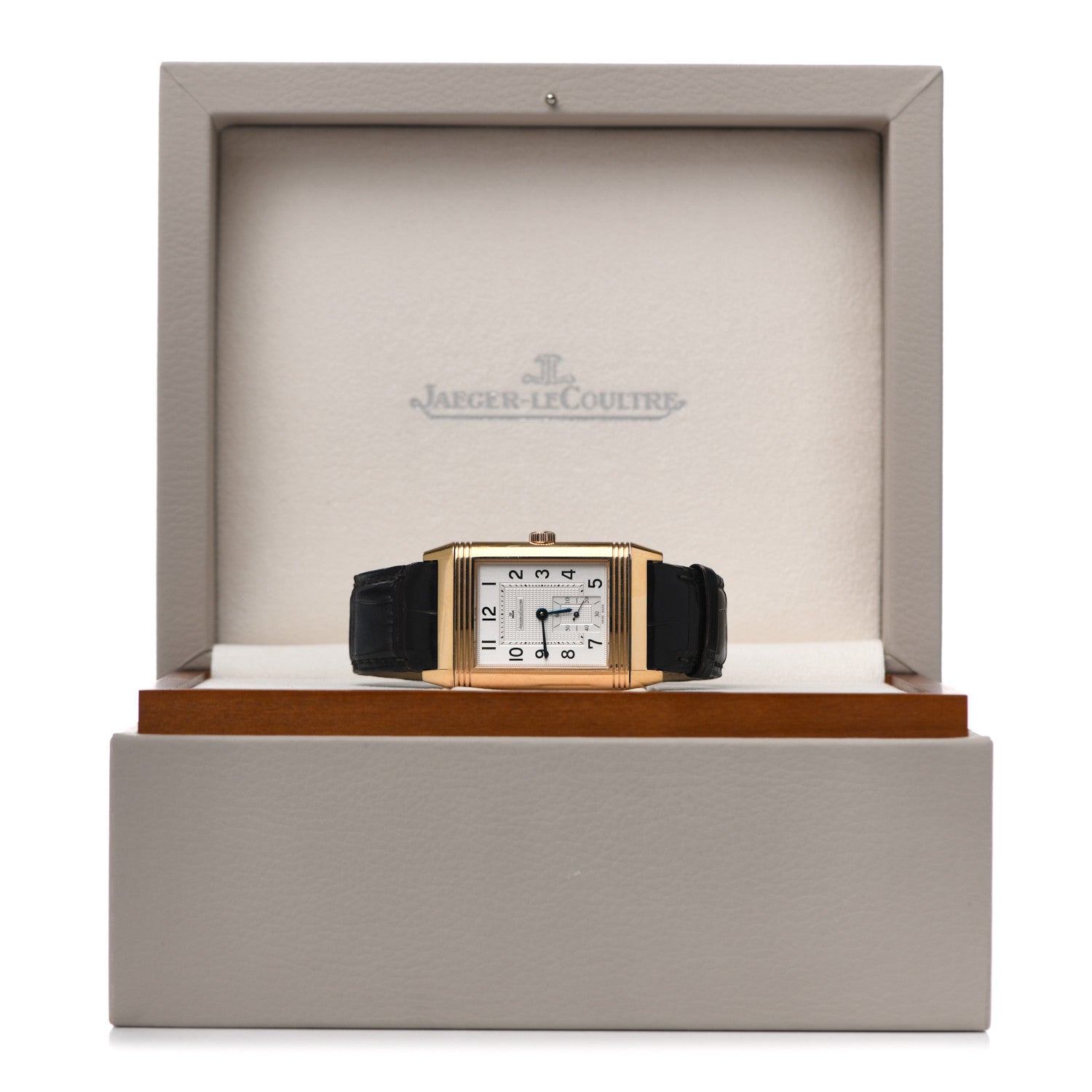 Jaeger-LeCoultre 18K Rose Gold Alligator 30mm Grande Reverso 976 Manual Winding Watch Q3732420 6 of 6