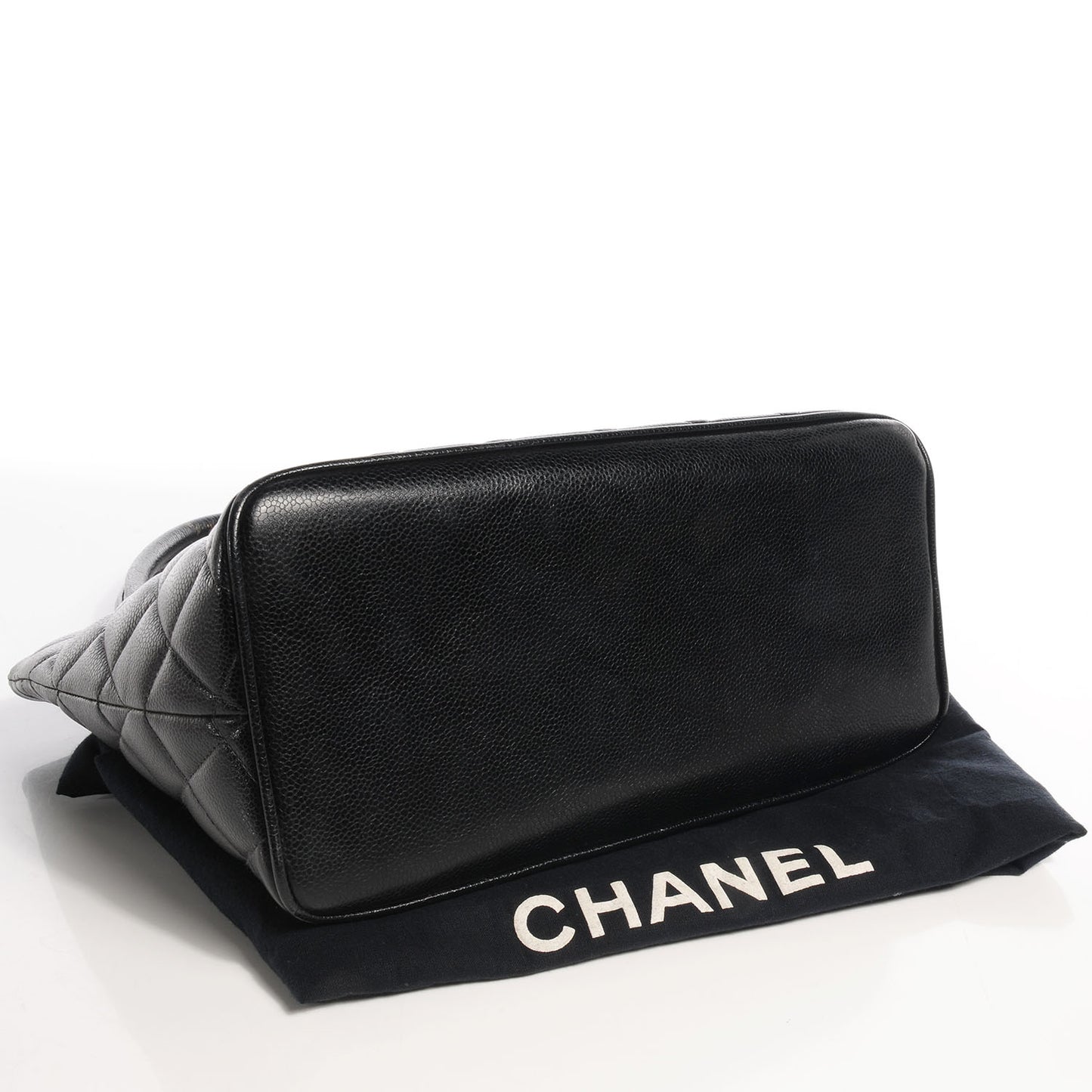 Caviar Medallion Tote Black