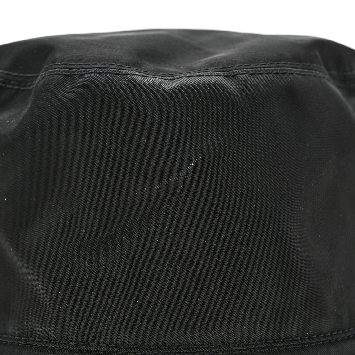 Prada Re-Nylon Metal Triangle Logo Womens Bucket Hat S Black 9 of 9