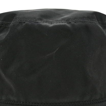 Prada Re-Nylon Metal Triangle Logo Womens Bucket Hat S Black 9 of 9
