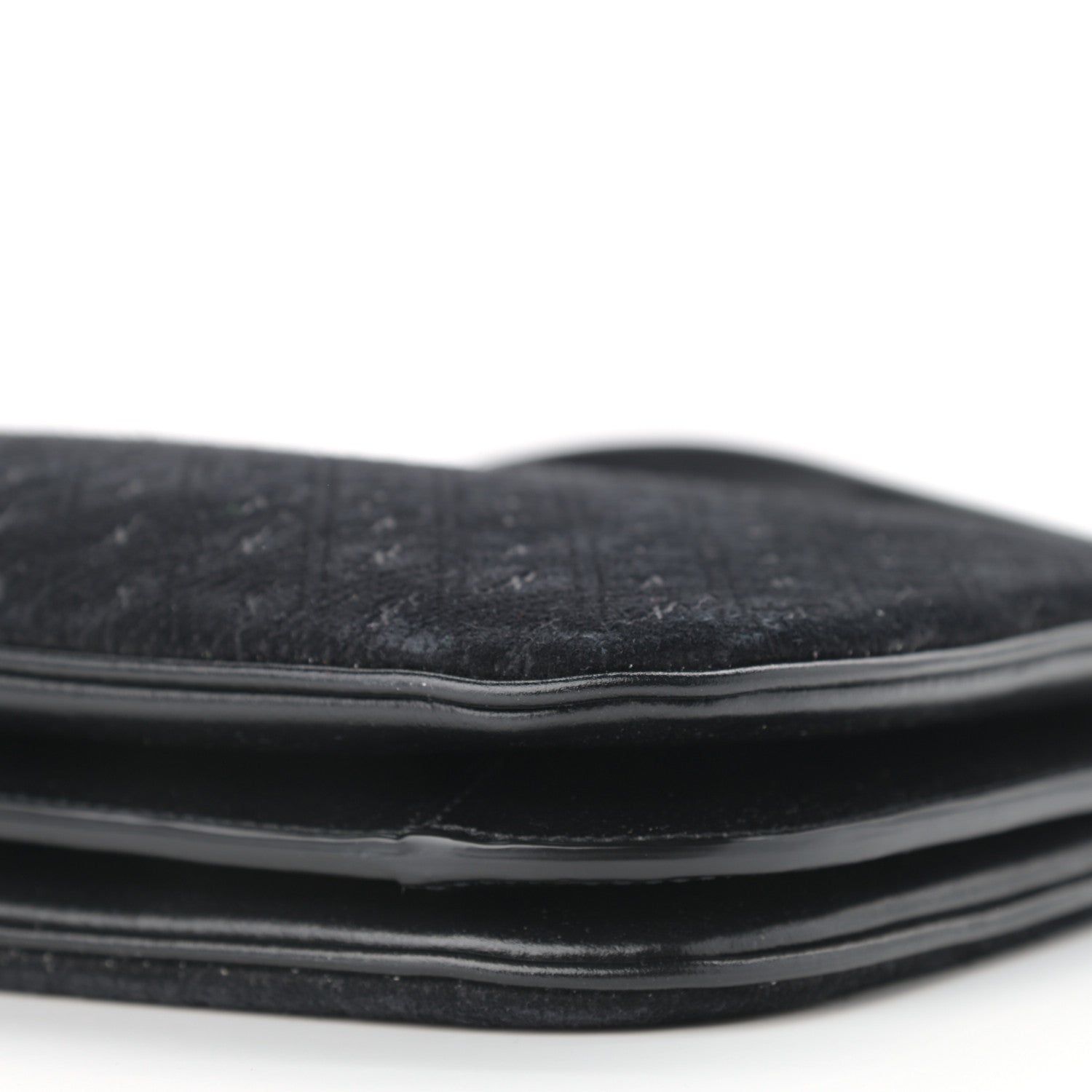 Saint Laurent Suede All-Over Monogram Crossbody Black 10 of 10