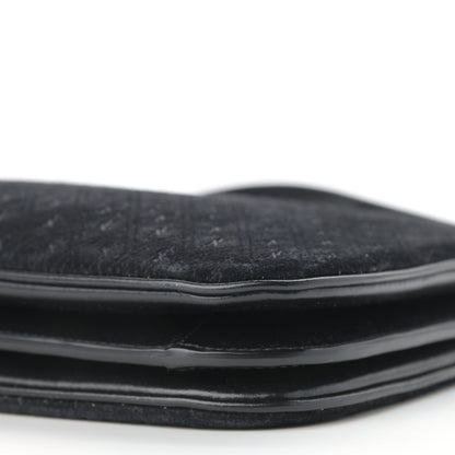 Saint Laurent Suede All-Over Monogram Crossbody Black 10 of 10