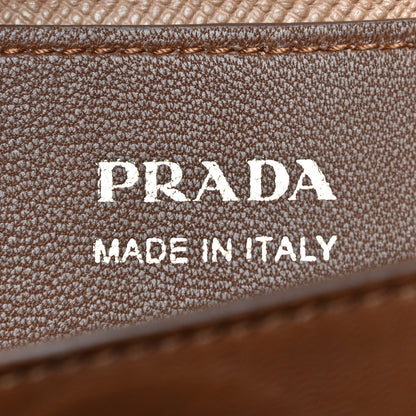 Prada Canapa Saffiano Large Double Bag Corda Caramel 7 of 13