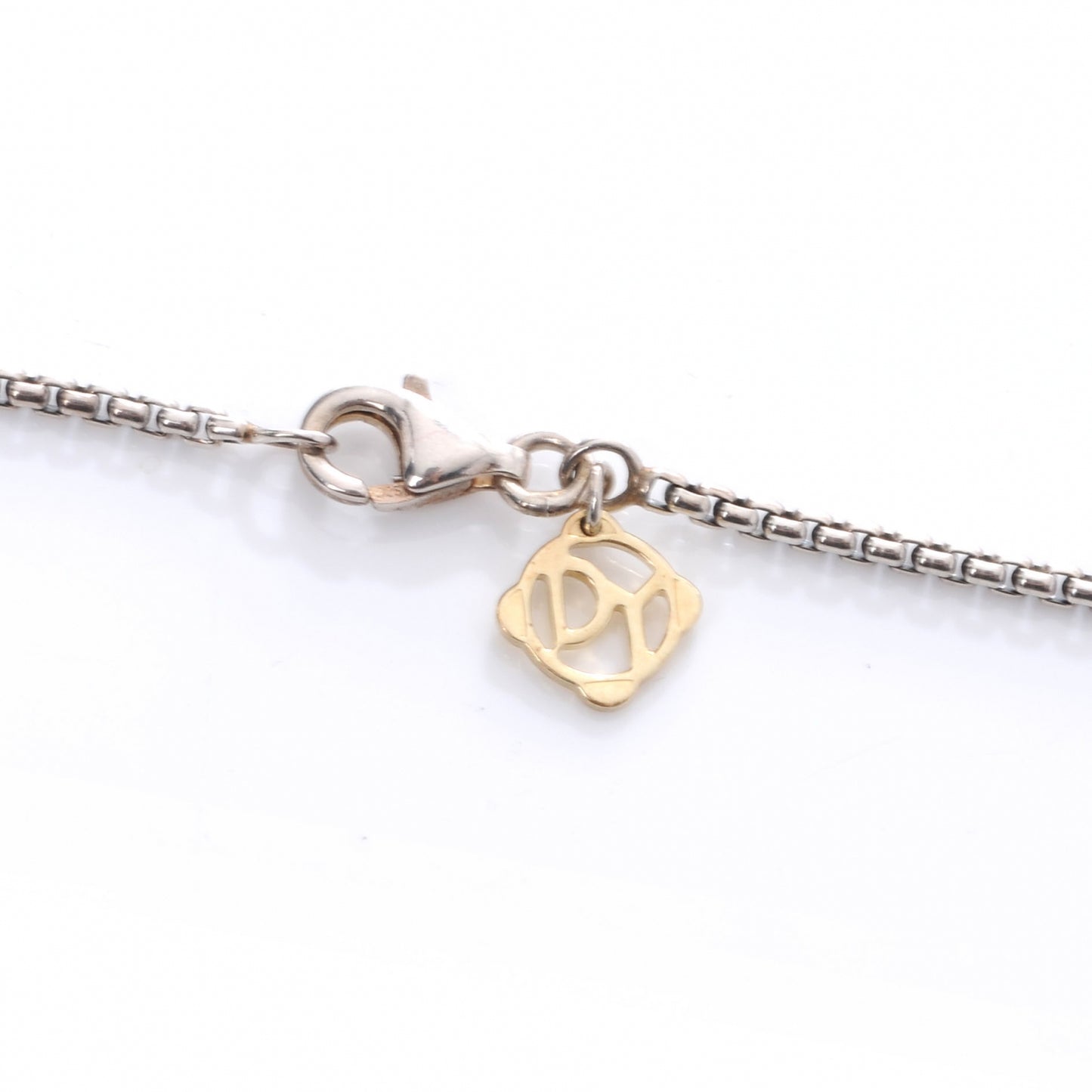 Sterling Silver 14k Cable Heart Necklace
