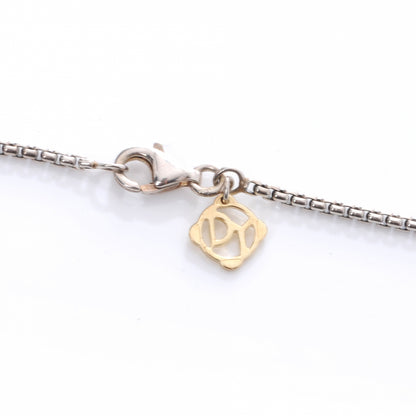 David Yurman Sterling Silver 14k Cable Heart Necklace 6 of 10
