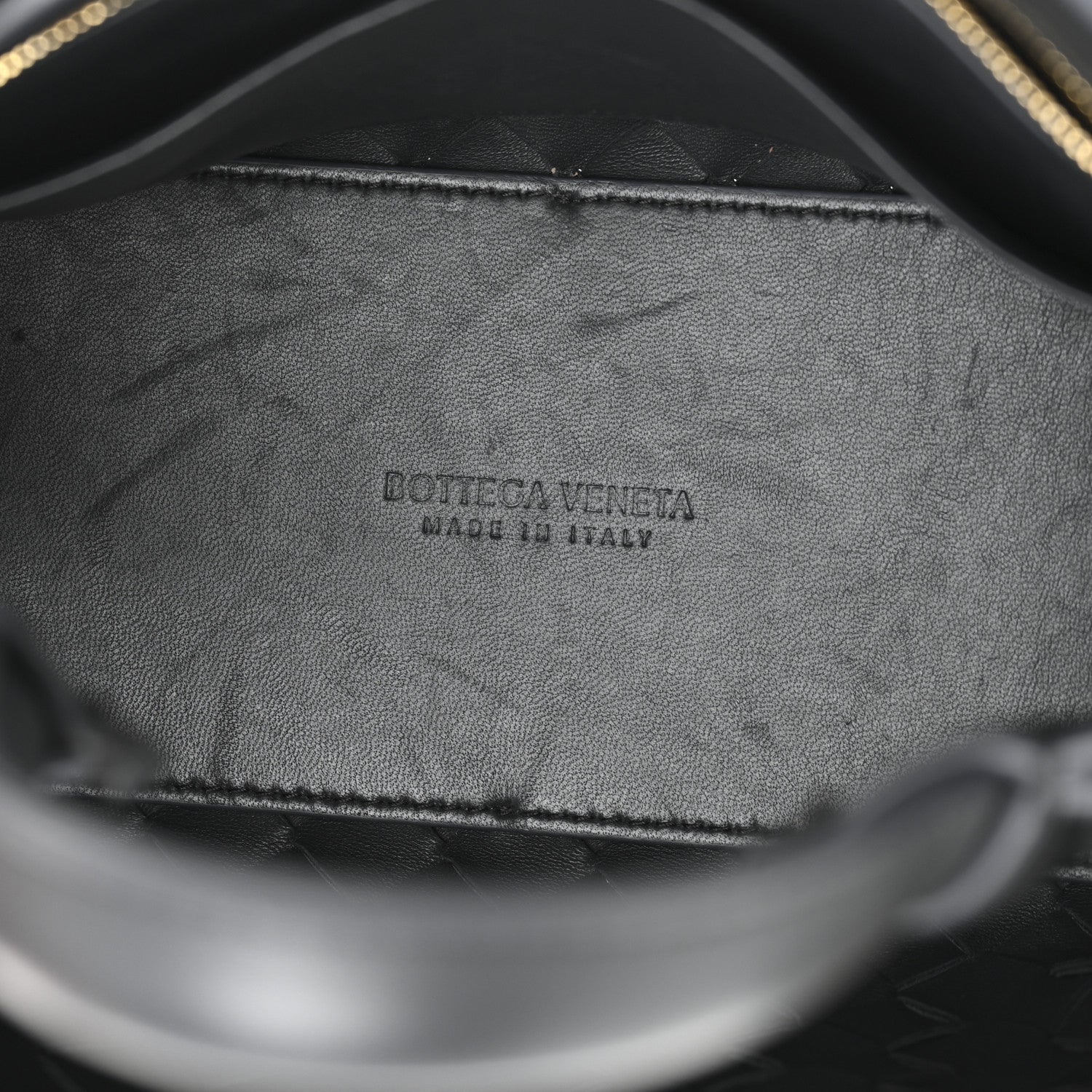Bottega Veneta Nappa Intrecciato Small Andiamo With Chain Shoulder Bag Black 5 of 10