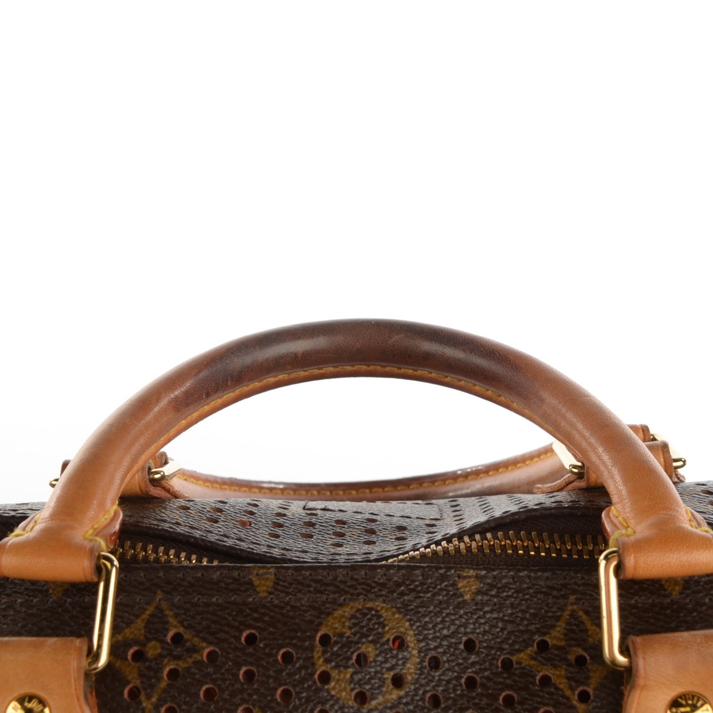 Monogram Perforated Speedy 30 Orange