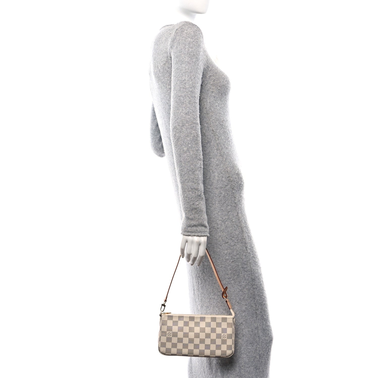 Louis Vuitton Damier Azur Pochette Accessories NM 2 of 10