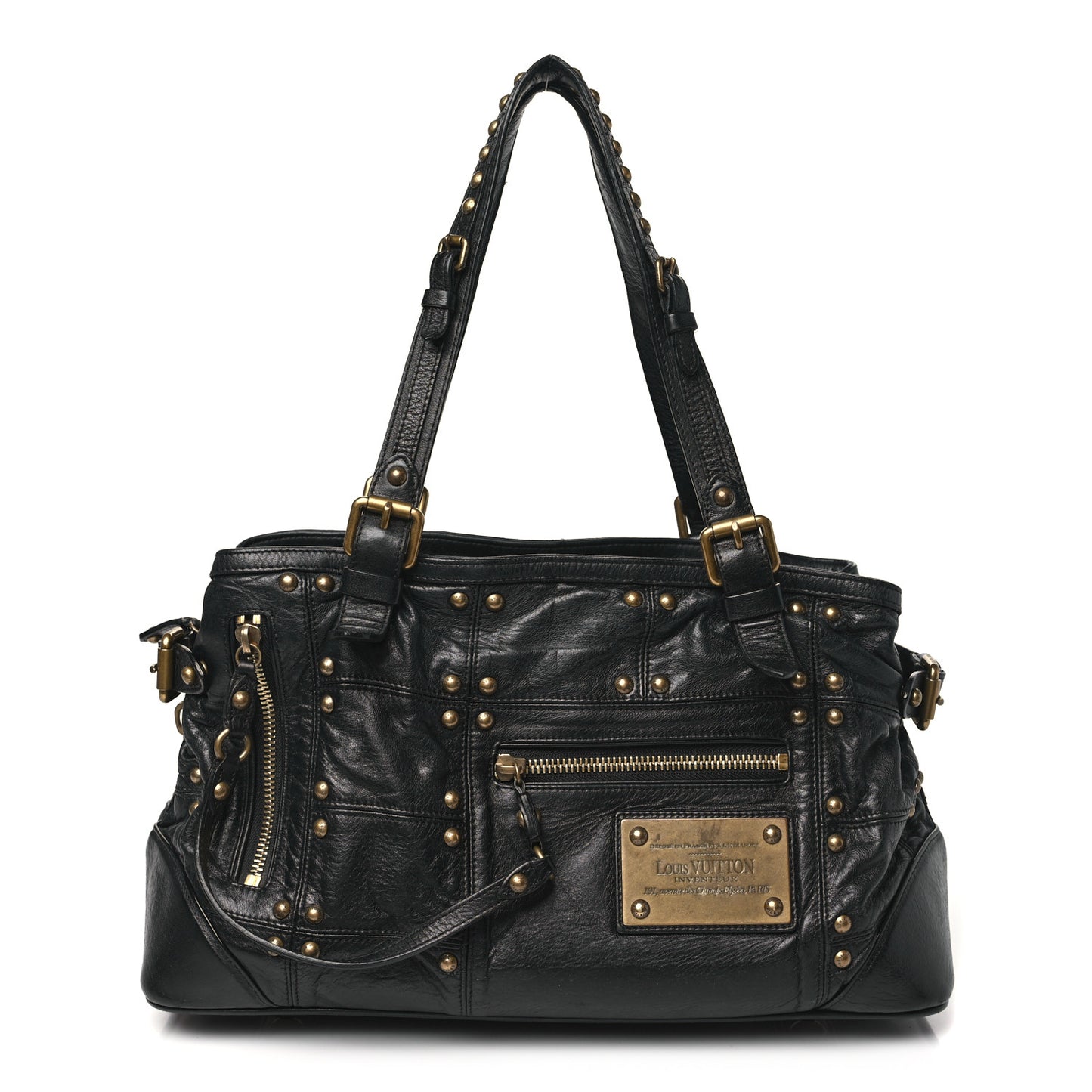 Lambskin Riveting Black