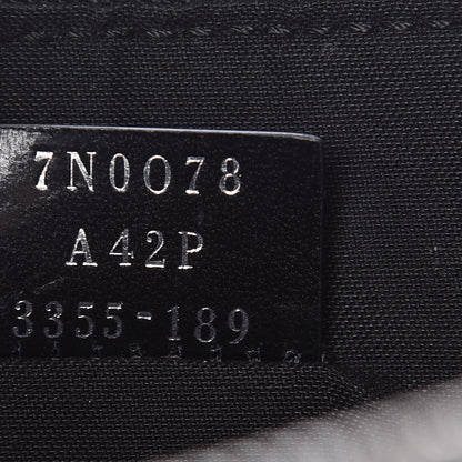 Fendi Vitello FF 1974 Embossed Pouch Maya Black 7 of 10