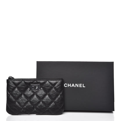 Chanel Aged Calfskin Quilted Small Reissue Cosmetic Case So Black 8 of 8