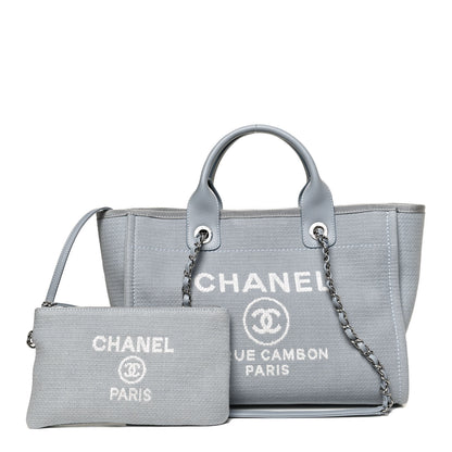 Chanel Mixed Fibers Small Deauville Tote Grey 1 of 10