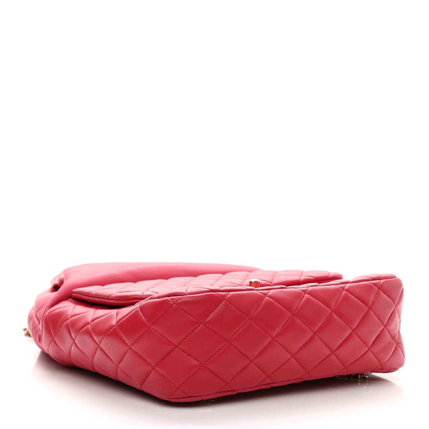Lambskin Quilted Large In Seoul Backpack Dark Pink