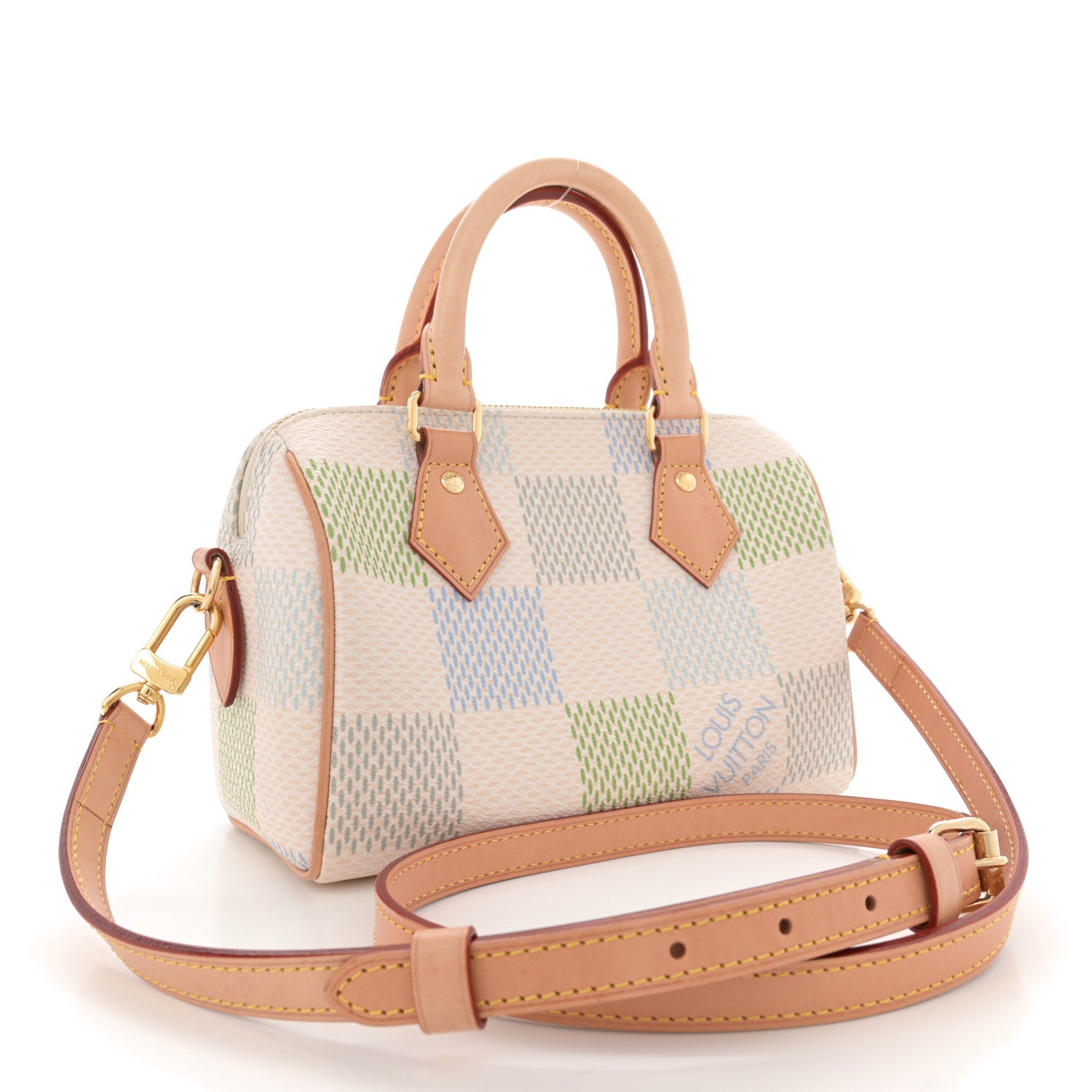 Louis Vuitton Damier Giant Speedy Bandouliere 20 Pistachio 3 of 10