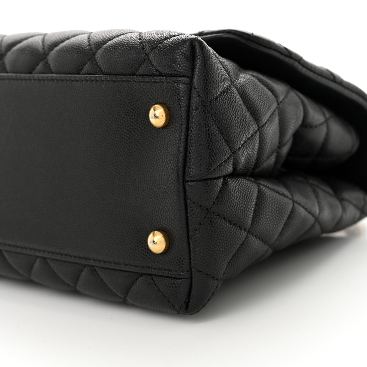 Chanel Caviar Quilted Small Coco Handle Flap Black 10 of 10