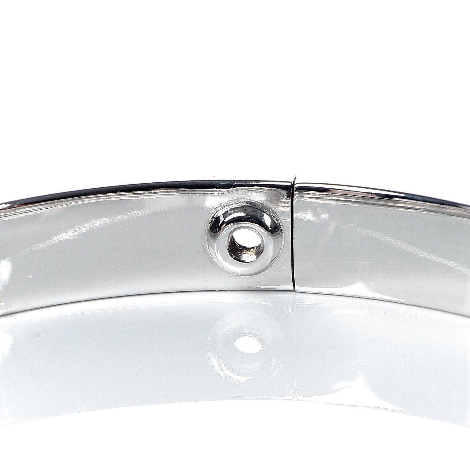 Cartier 18K White Gold LOVE Bracelet 17 5 of 7