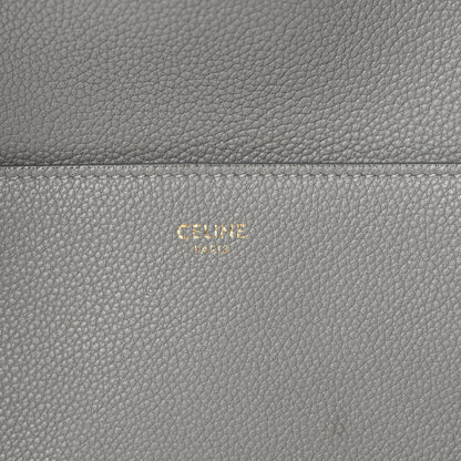 Celine Soft Grained Calfskin Sangle Bucket Bag Cloud 7 of 10