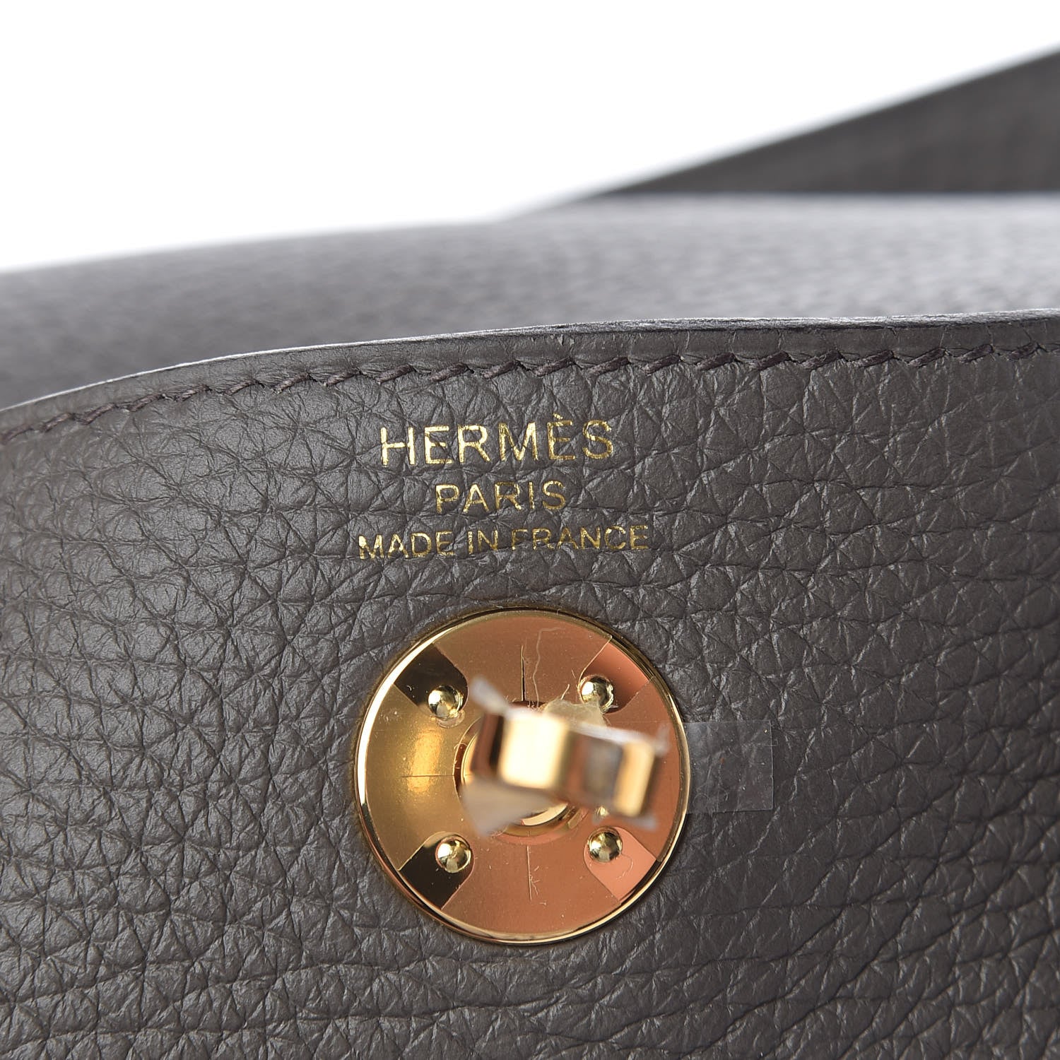 Hermes Taurillon Clemence Mini Lindy 20 Etain 6 of 11