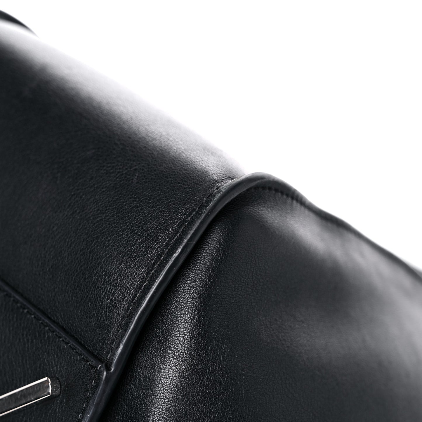 Calfskin Small Hammock Shoulder Bag Black