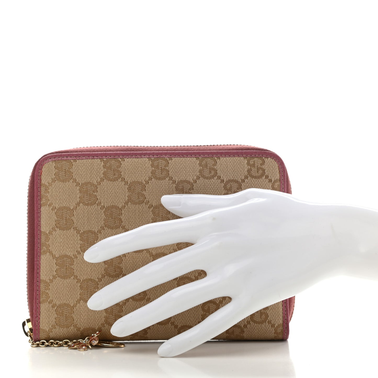 Monogram Zip Around Agenda Pink