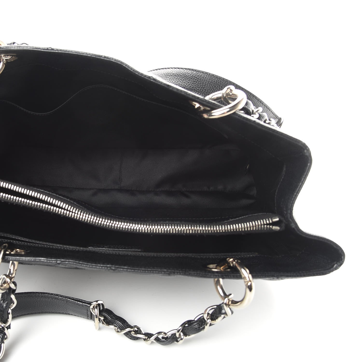 Chanel Caviar Quilted Grand Shopping Tote GST Black 5 of 14