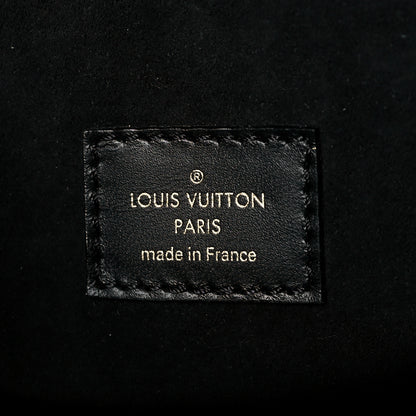 Louis Vuitton Grained Calfskin Shearling On My Side MM Black 5 of 8